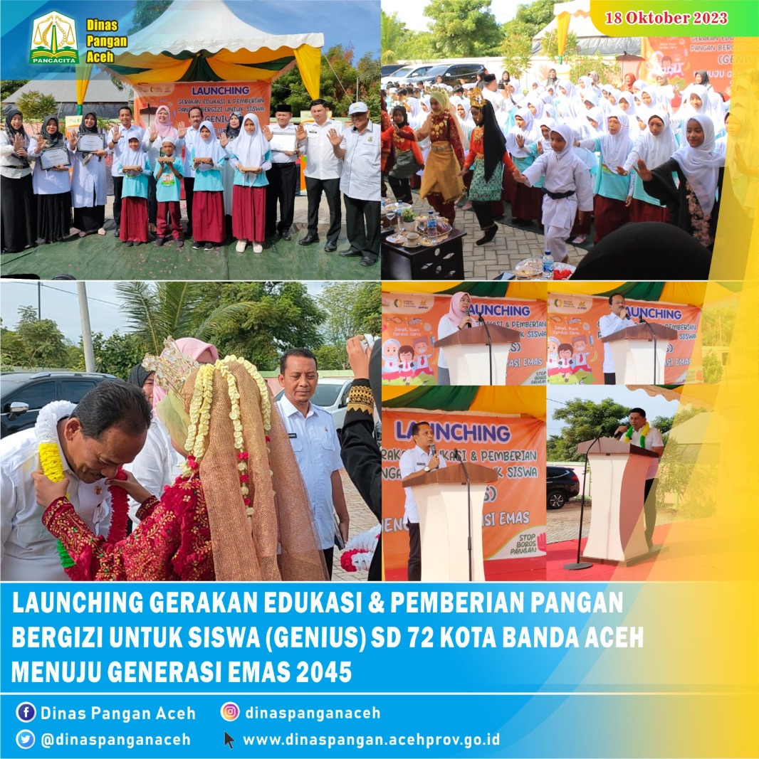 Launching Gerakan Edukasi Pemberian Pangan Bergizi Untuk Siswa